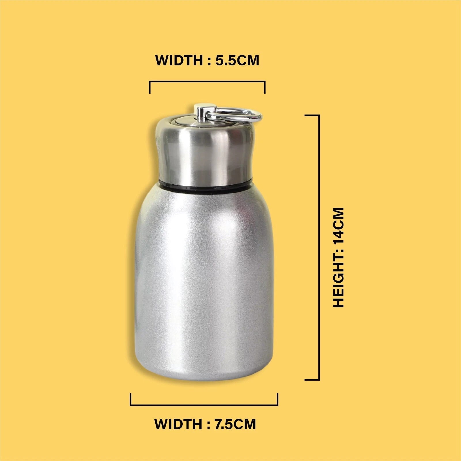 300ml Stainless Steel Insulated Travel Water Bottle & Coffee Mug