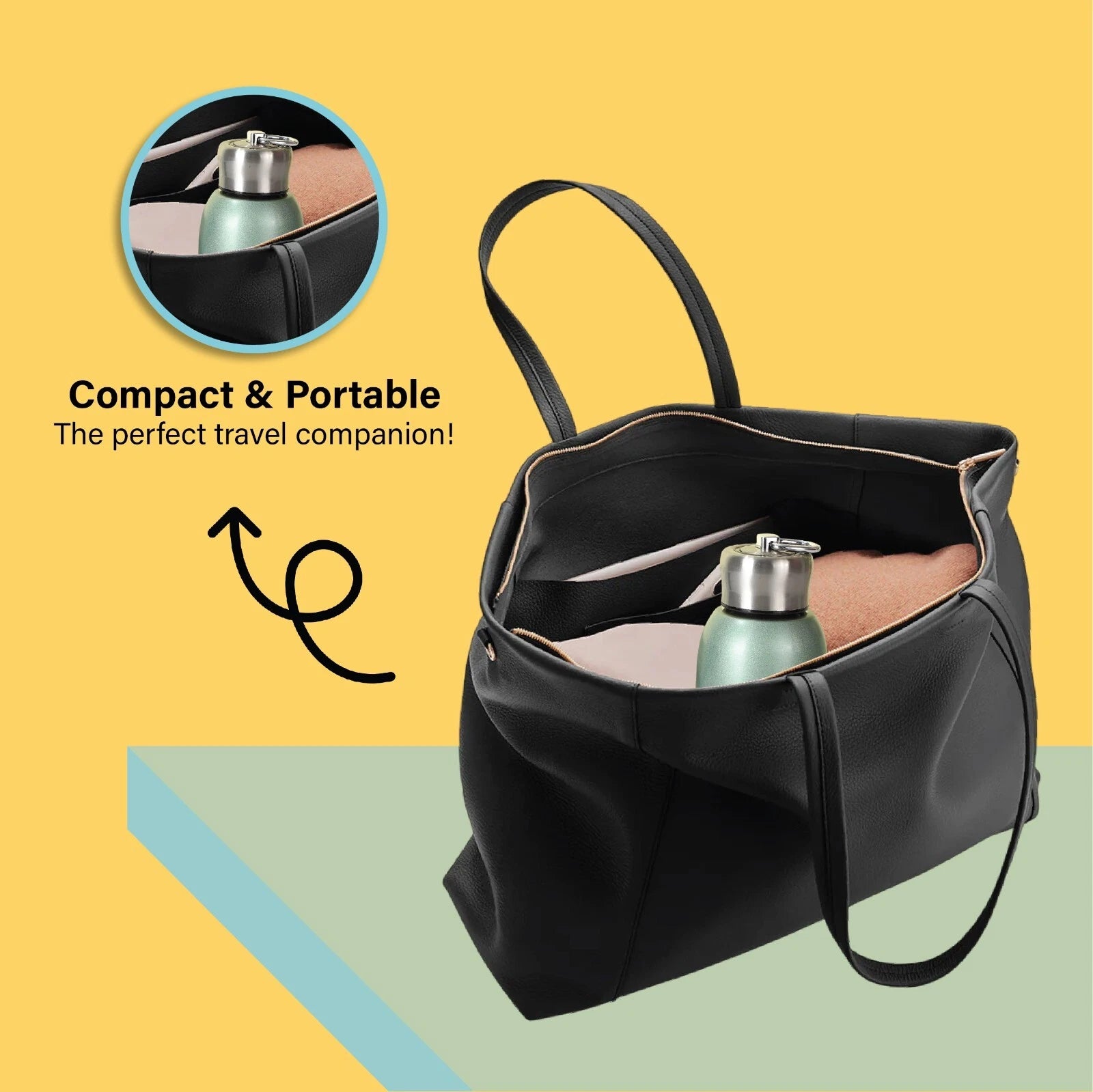 300ml Stainless Steel Insulated Travel Water Bottle & Coffee Mug